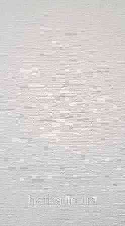 Шпалери вінілові на флізеліні AS creation Amber метрові однотонні структурні під тканину матові білі Київ