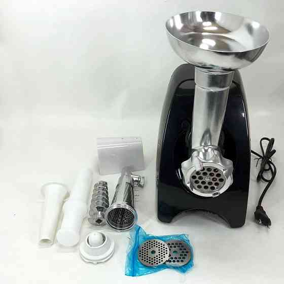 Кухонна м'ясорубка з реверсом Suntera, Побутова м'ясорубка для фаршу 'з 4 насадками FX-60 Івано-Франківськ