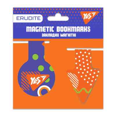 Закладки для книг Yes магнітні Erudite, 2 шт (707919) Вінниця