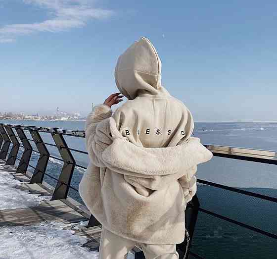 Толстовка/худі унісекс з принтом — BLESSED. Чернівці