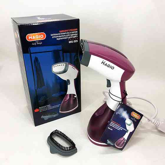 Відпарювач портативний MAGIO MG-325, Відпарювач-пароочисник, Ручний парогенератор TU-411 для прасування Київ