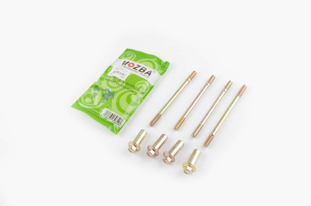 Шпильки цилиндра (4шт) мотоцикл 4T CG 125/150 (+гайки) Мукачево - изображение 1