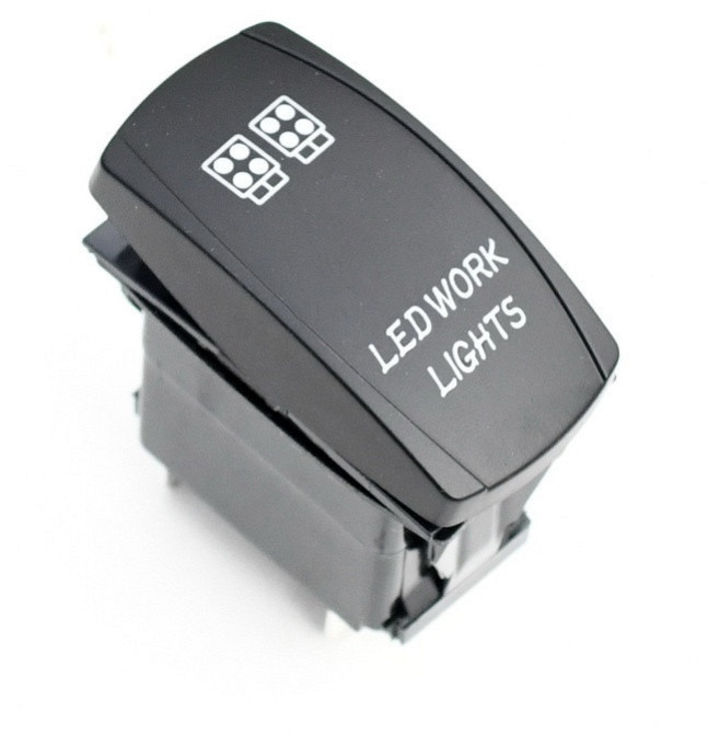 Перемикач Rocket 5P On-Off Синій Led Київ - фото 1