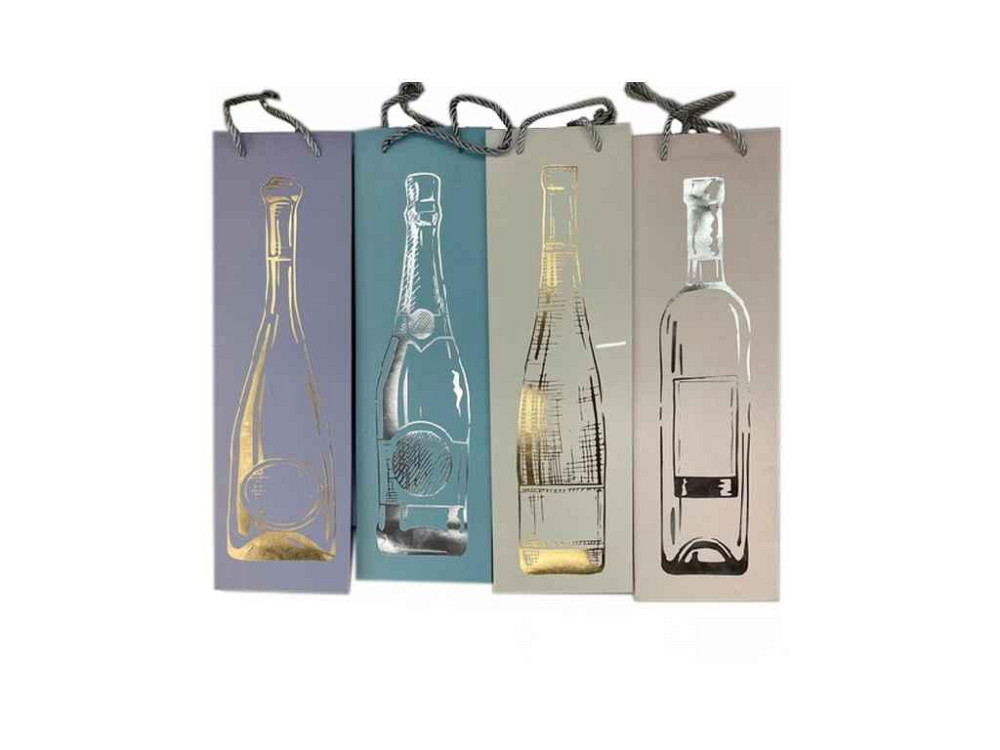 Пакет подарунковий під пляшку Wine collection 12*36*9см R91129 ТМ STENSON Київ - фото 1