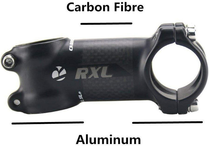 Руль-вынос RXL SL 31.8 мм 60 мм, карбоновый, 6°, для MTB, шоссе, гравий, апгрейд и шоссейных велосип Киев - изображение 5