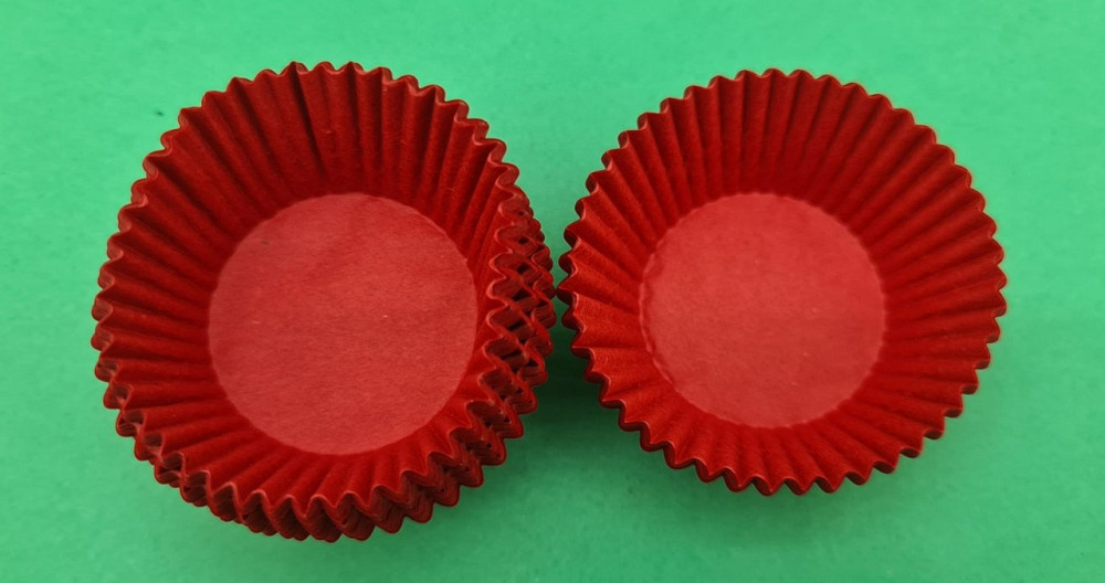 Тартолетка для чізкейк "Кругла червона"D45 H26 (100шт)/6а/ (1 уп.) Харків - фото 2