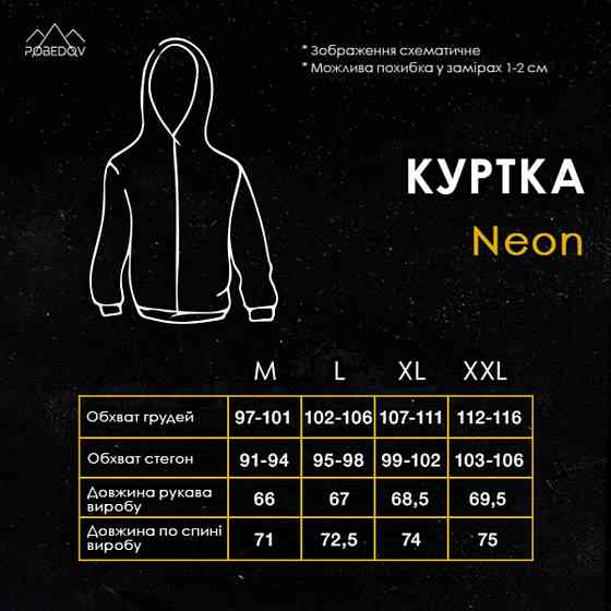 Чоловіча куртка вітрівка темно-сіра Pobedov Neon. Вітрівка для чоловіків легка весняна Київ