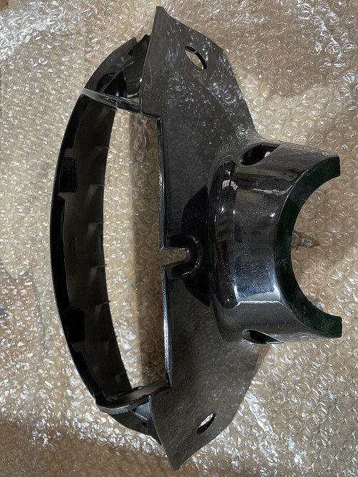 Пластик скутер Ямаха Йог NEXT ZONE 3YJ передний (голова) (черный) Мукачево - фото 1