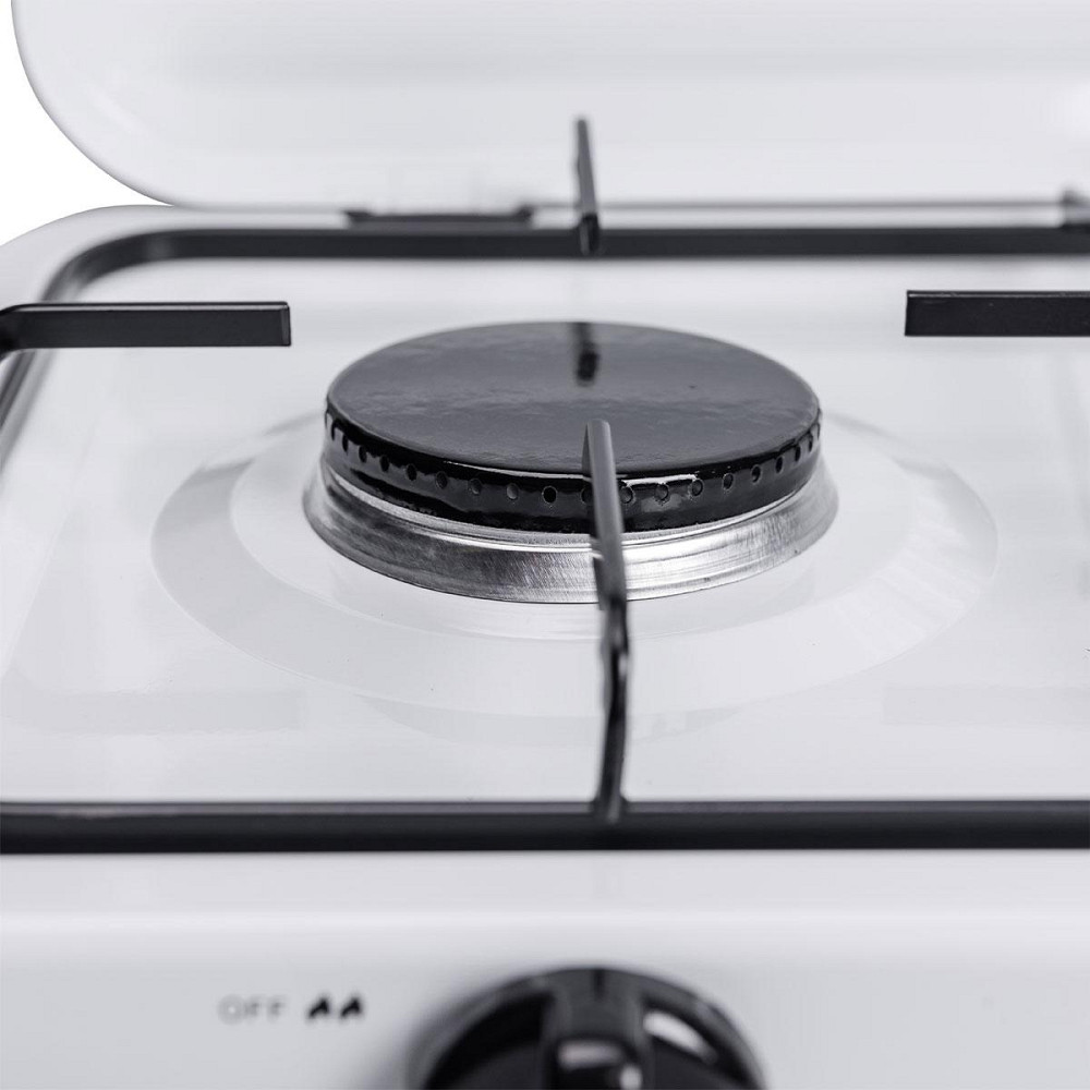 Настольная газовая плита на 2 конфорки мини газовая плита для баллонного газа Белая Sokany SK-6002 Киев - изображение 7