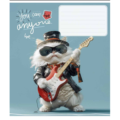 Зошит Школярик You can be anyone 12 аркушів клітинка (012-3436K) Вінниця - фото 3