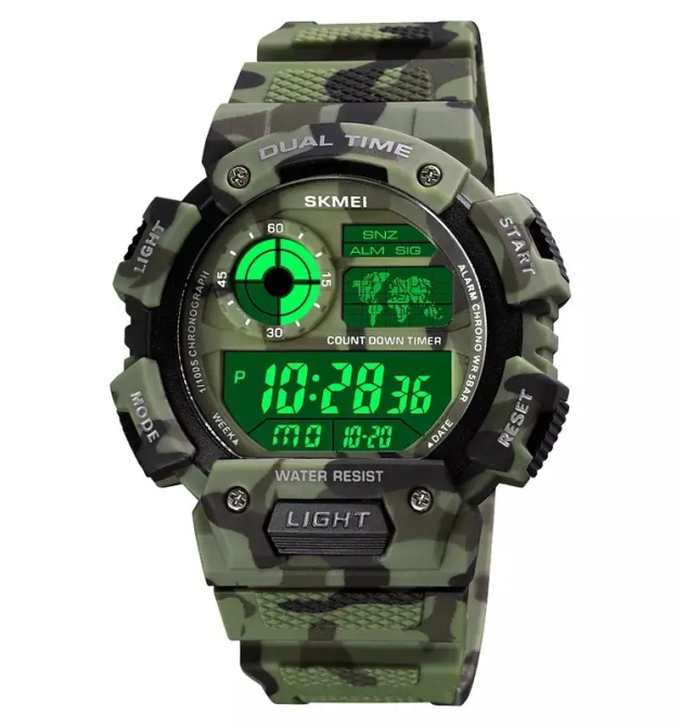 Мужские спортивные часы Skmei 1723 (Камуфляж) Винница - изображение 4