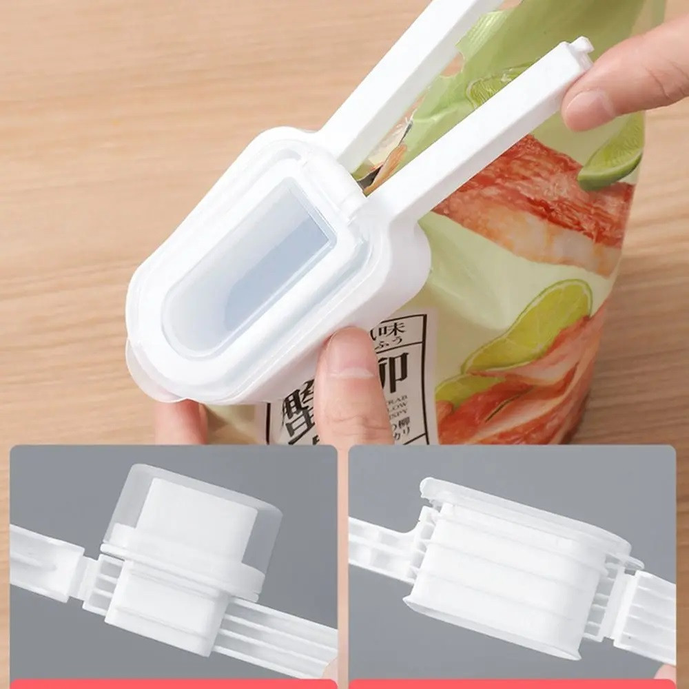 Клипса для пакетов , зажим кухонный 1 шт с клапаном Вінниця - фото 3