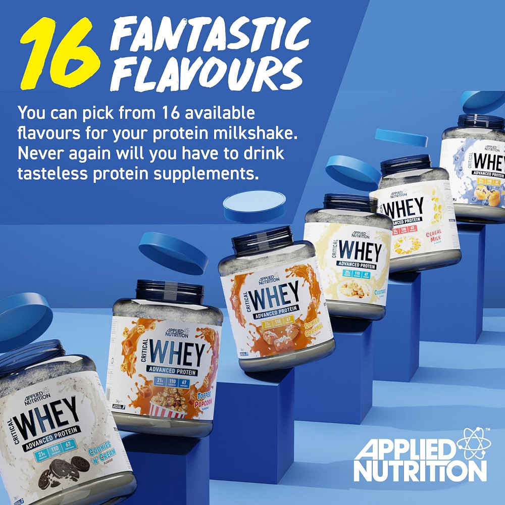Протеин Applied Nutrition Critical Whey Protein Powder 2kg (2kg - 67 Servings) (Banana Milkshake) Луцк - изображение 2