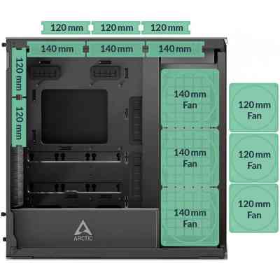 Корпус Arctic XTENDERVG B (ACPCC00019A) Винница