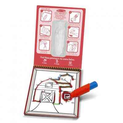 Набор для творчества Melissa&Doug Волшебная водная раскраска Ферма по точкам (MD9485) Винница