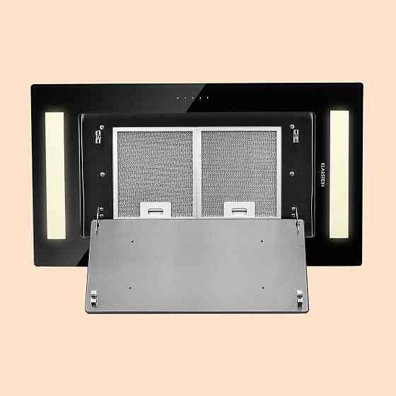 Стельова витяжка Remy 90 см 619 м3/год 230 Вт 3 рівні дистанційного керування без змінного фільтра Чорний Рівне