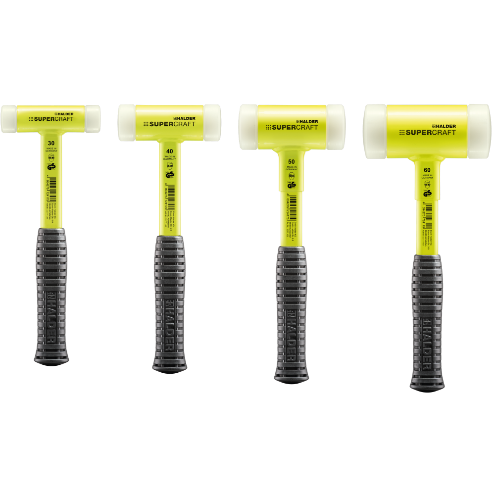 Молоток безынерционный HALDER Supercraft 3377 с прорезиненной ручкой, Ø=50 мм, m=1150 г, І=315 мм Одесса - изображение 2