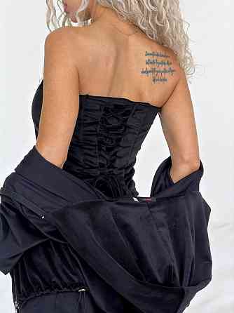 Жіночий велюровий комплект-трійка Чорний, 42/46 Харків