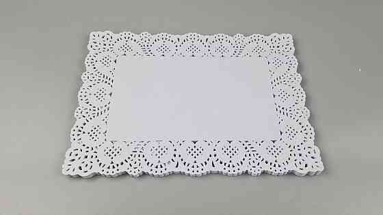 Салфетка   прямоугольная ажурная  25*35(100шт) белая (1 пачка) Харьков