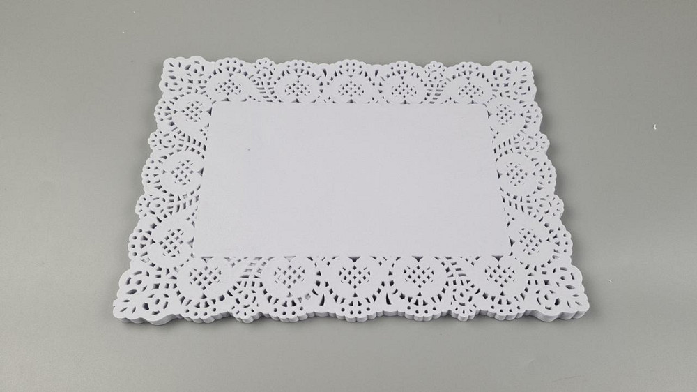 Салфетка   прямоугольная ажурная  25*35(100шт) белая (1 пачка) Харьков - изображение 2