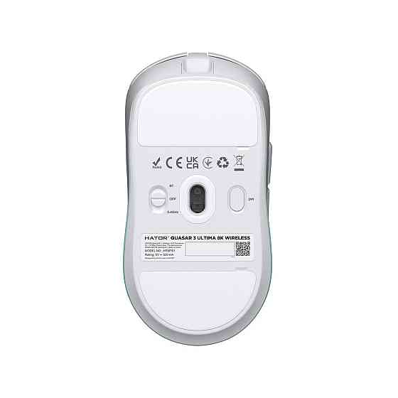 Миша бездротова Hator Quasar 3 Ultima 8K Wireless White/Mint (HTM761) ( 24627 ) Харьков