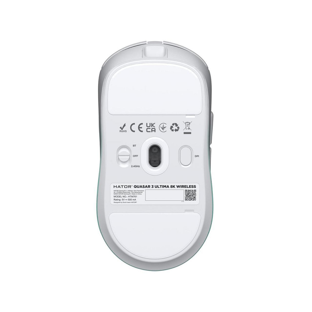 Миша бездротова Hator Quasar 3 Ultima 8K Wireless White/Mint (HTM761) ( 24627 ) Харьков - изображение 6