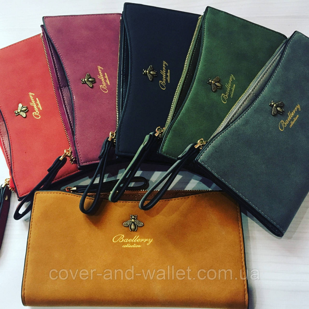 Стильный тонкий женский кошелек на молнии Baellerry dellape Киев - изображение 5