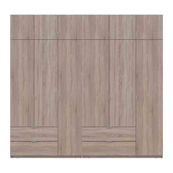 Шкаф для одежды Doros Лукас Дуб сонома 3+3 ДСП 255х50х240 DRS-011704 (42005111) Днепр