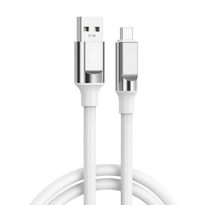 Дата кабель USB 2.0 AM to USB-C 1.0m 6A silicone white XO (NB251_C_White) Вінниця - фото 1