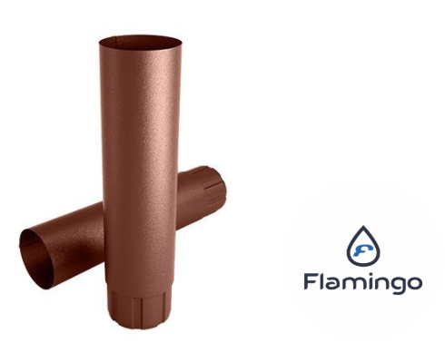 Труба водосточной системы Budmat Flamingo 125\90  1 м Львов - изображение 8