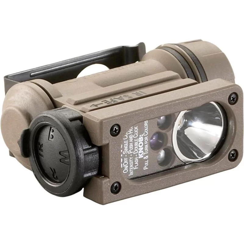 Ліхтар тактичний Sidewinder Compact II на шолом +CR123A (Койот) Вінниця - фото 1