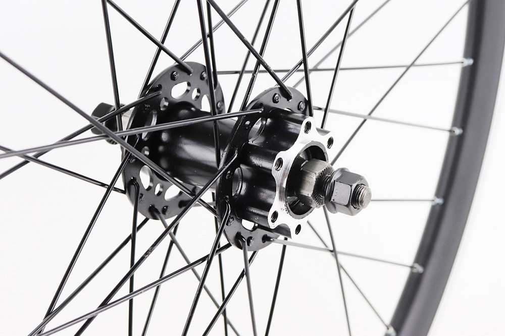 Колесо 24" переднє Disk-brake, обід алюмінієвий, втулка 14Gx36H, кріпл. гайка, "GRAVITY" (можл. подряпини) Київ - фото 3