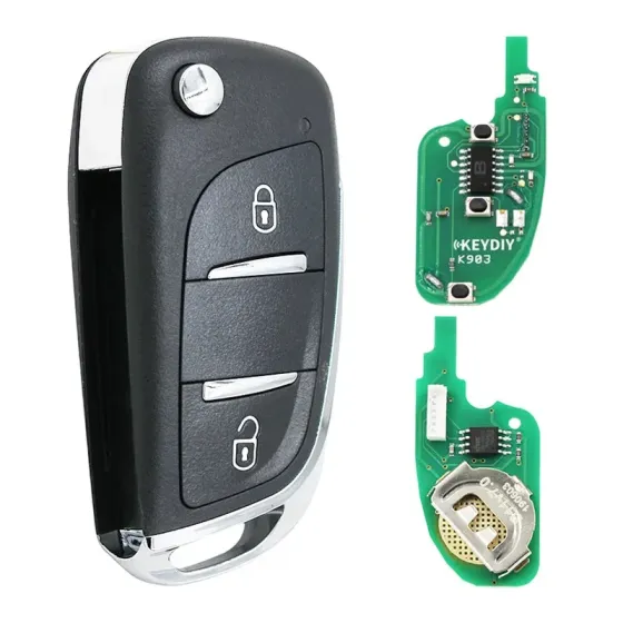 Выкидной ключ Peugeot 2 кнопки, корпус под чип, ниша CE0523, HU83, NEW, автоключ Киев