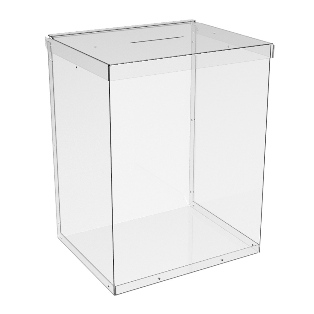 Ящик EKOSTAR без замка для пожертвований и сбора денег 250x200x320. Объем 16 литров Киев - изображение 3