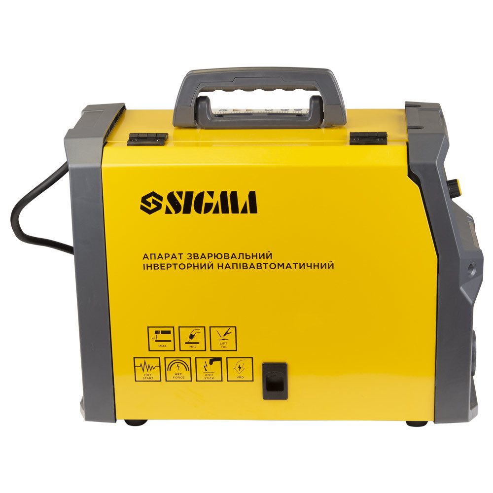 Апарат зварювальний інверторний напівавтомат MIG/MMA-160А електрод 4 мм дріт 0.8-1 мм LED SIGMA (5386261) Київ - фото 8