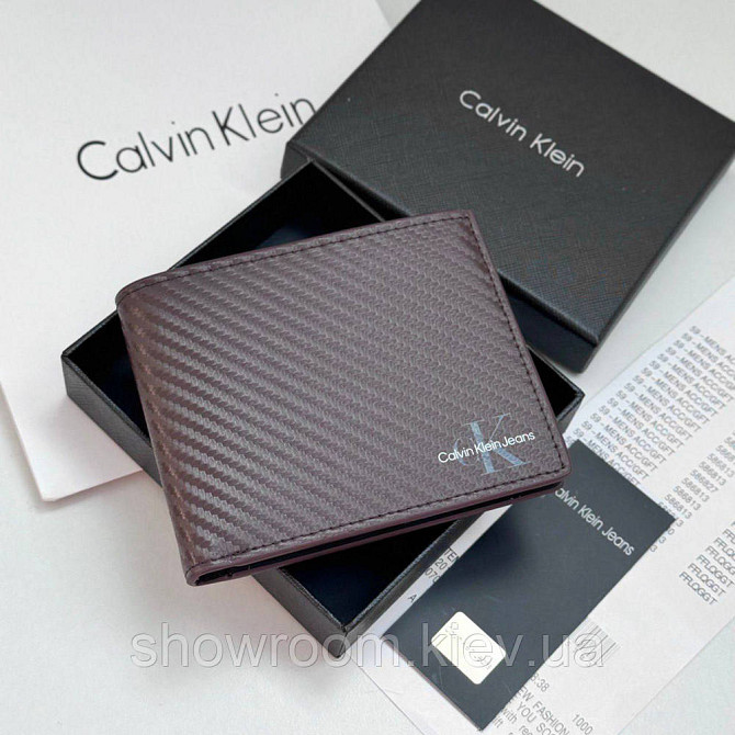 Мужское брендовое портмоне Carbon кричневый Киев - изображение 3
