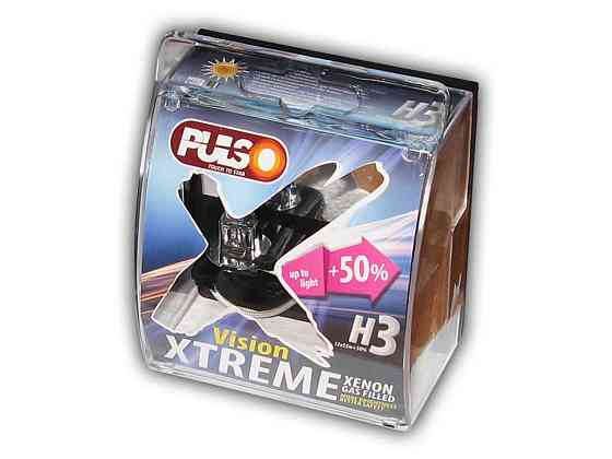 Галогенка H3 PULSO 12V 55W +50% LP-32553 X-treme Vision/plastic box (пара) Вінниця
