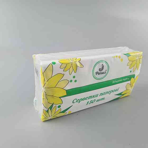 Серветка косметична 150 шт. 20*20 Одеса в пакованні по 7 Ромашка (1 пачка) Харків