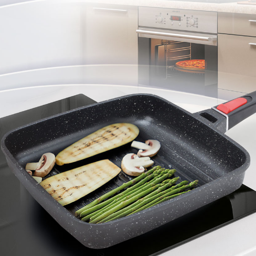 Сковорідка-гриль d26см а/п Marble MR-4826 Maestro Житомир - фото 6