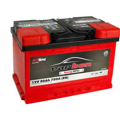 Акумулятор автомобільний CARBON 80 Ah/12V Euro (CRB80-00) Вінниця