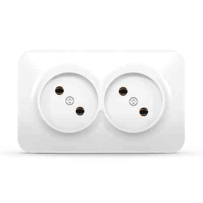 Розетка Videx_ BINERA IP20 наружная 2ая белая (VF-BNS22-W) Винница