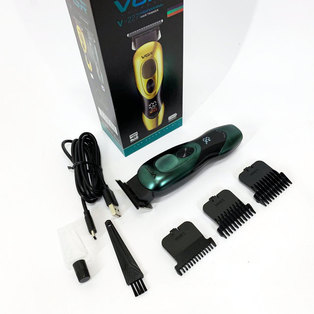 Професійна машинка для стрижки волосся на акумуляторі VGR V-227, Тример для волосся портативний XW-45 Львів - фото 16