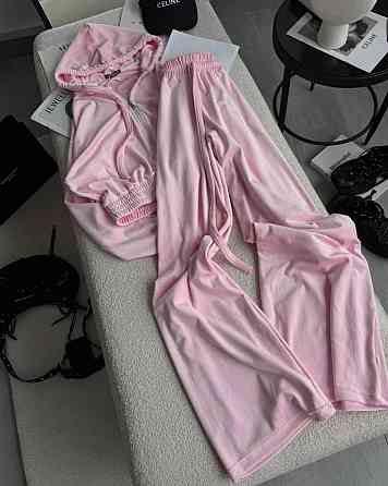 Жіночий повсякденний костюм з якісного велюра двійка Одеса