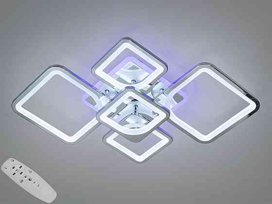 Люстра LED Diasha світодіодна з пультом та диммером 150W білий 12х50х75см Харків