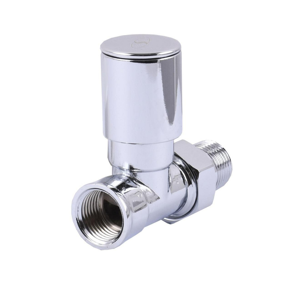 Кран вентильный прямой с американкой SOLOMON 1/2″ CHROM 1865 Киев - изображение 4