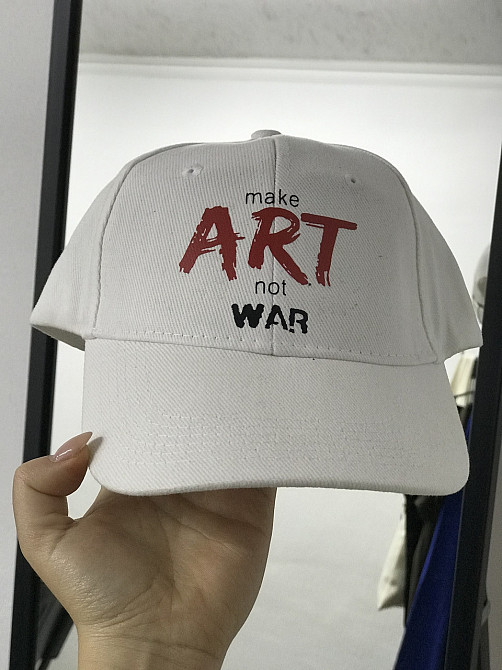 Кепка/ Бейсболка універсальна "make ART not war". Чернівці - фото 3