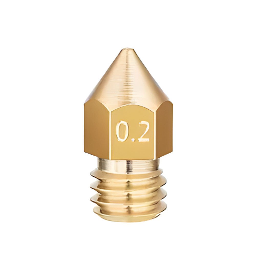 Латунные сопла Kingroon MK8, 0,2 мм, головки экструдера для 3d принтера , сопла для филамента 1,75 мм Киев - изображение 1