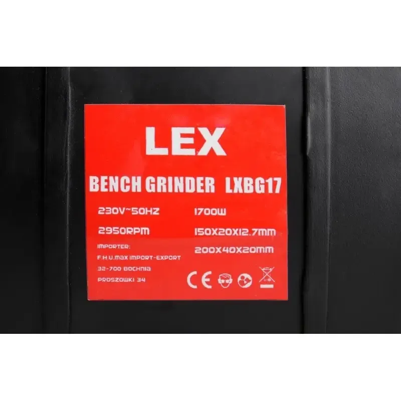 Точило LEX LXBG17W, 1700 Вт, професійне, сухе і мокре, Чехія Львів - фото 3