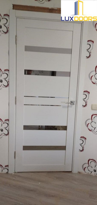 Двері Дрезден Біле Полотно із двохстороннім дзеркалом , покриття VINIL Київ - фото 8