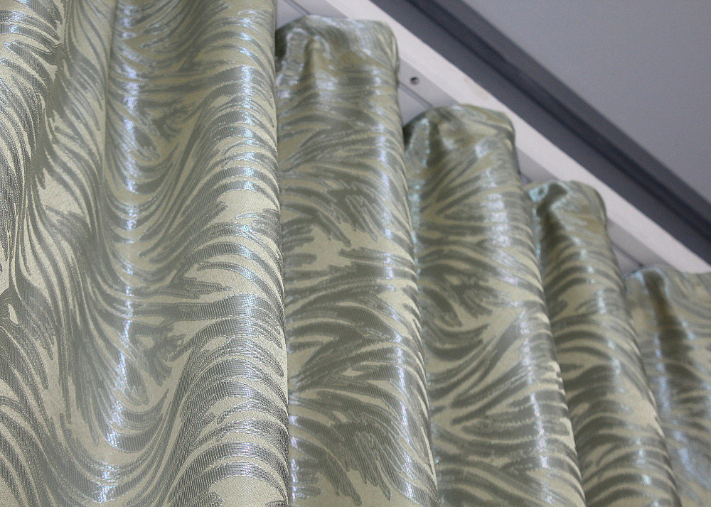 Комплект коротких штор VR-Textil Жаккард Magic № 1602ш Сатин 145х170 см 2 шт (35-0247) Киев - изображение 8